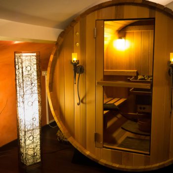 Sauna disponible dans la chambre d'hôte à Theux