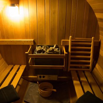 Intérieur du sauna privatif